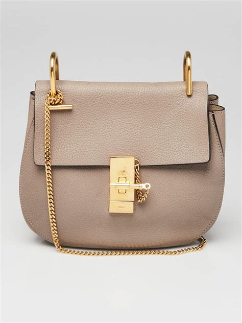 chloe drew small bag motty grey|Chloe .